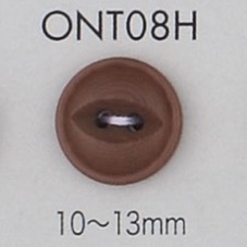 ONT08H 天然素材 コロゾ ナット 4つ穴 ボタン 大阪プラスチック工業(DAIYA BUTTON)