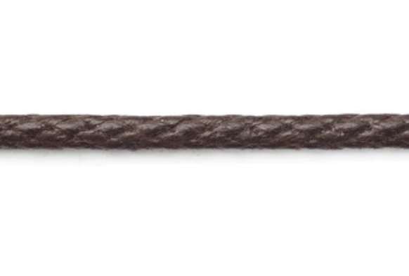 CCR-01BWAX(S) コットン WAXコード 2.5MM[リボン・テープ・コード] こるどん