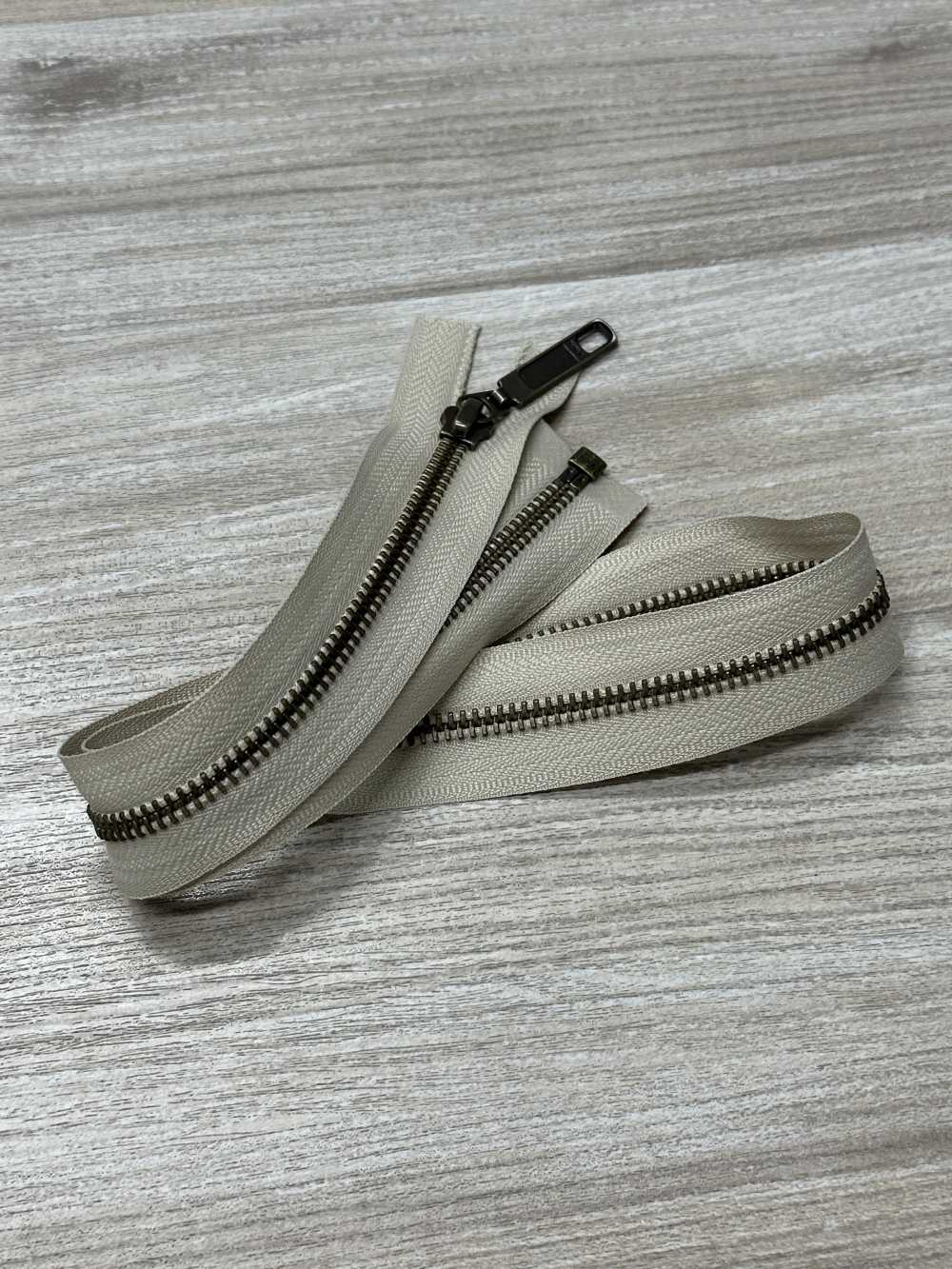 5RGKBOR-OUTLET メタルファスナー 5サイズ アンティークゴールド オープン YKK