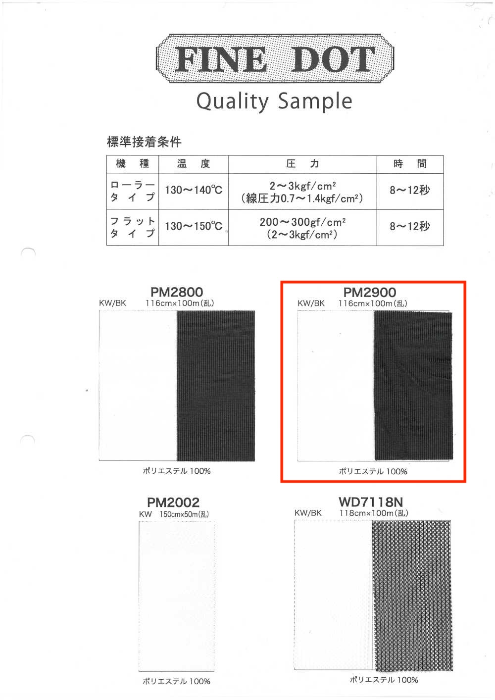 PM2900 バックハーフ SD 加工[裏地] 井上ニット