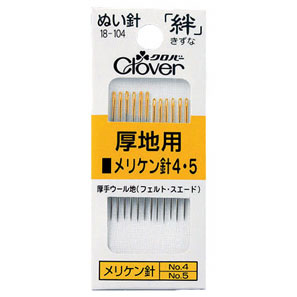 18104 ぬい針　絆メリケン針４・５　Ｙ４[手芸用品] クロバー