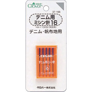 37166 デニム用ミシン針16[手芸用品] クロバー