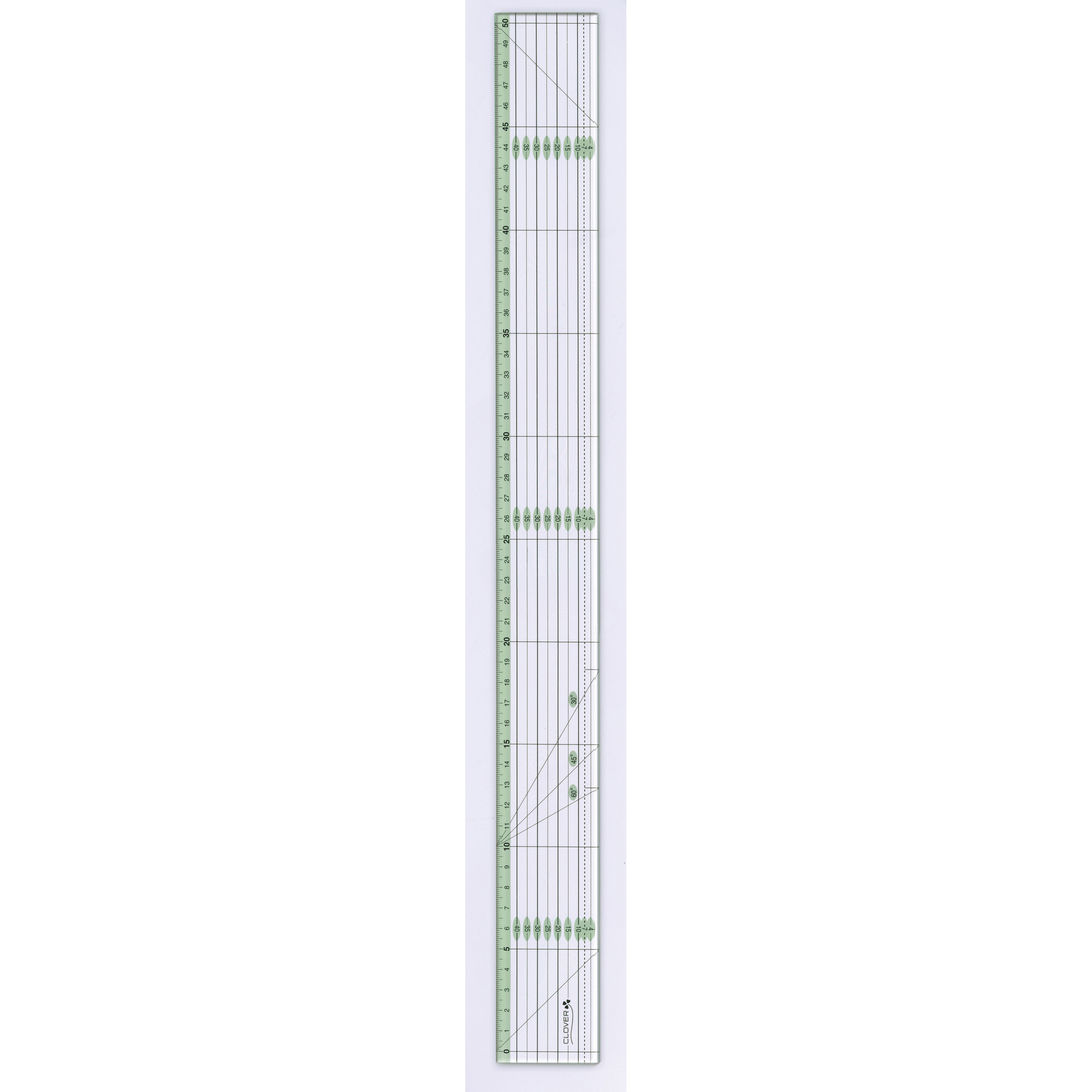 57927 パッチワーク定規＜カラーライン５０ｃｍ＞[手芸用品] クロバー