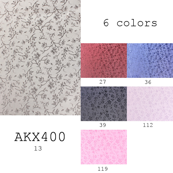 AKX400 Flower Pattern Jacquard Bemberg 100% Lining EXCY Original 
