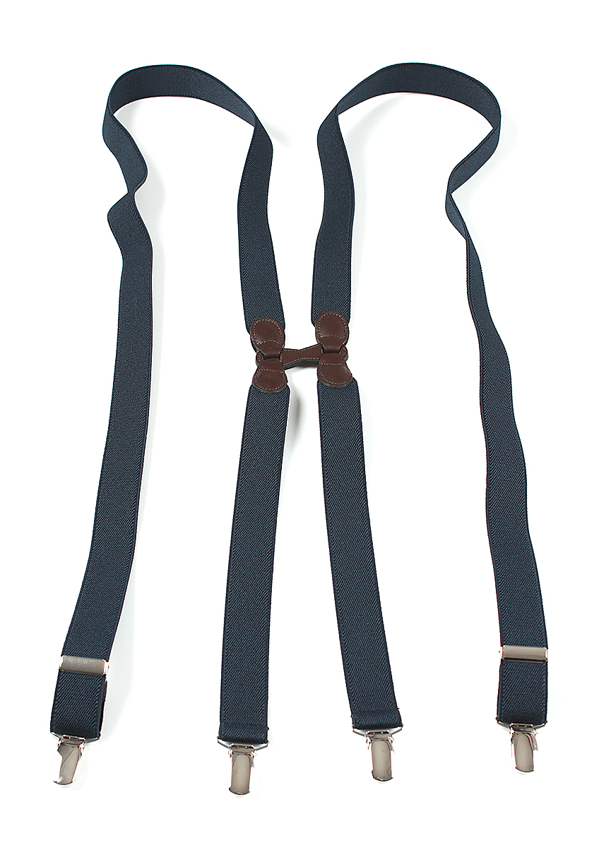 VAR-77 BRETELLE&BRACES ネイビー H型 サスペンダー[フォーマルアクセサリー] Bretelle & Braces