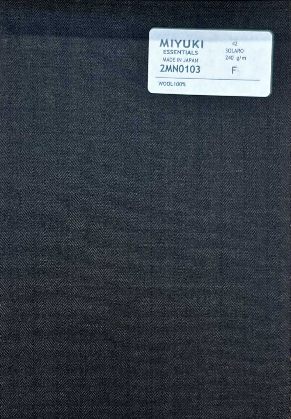 2MN0103 ESSENTALS SOLARO 他[生地] 御幸毛織(ミユキ)