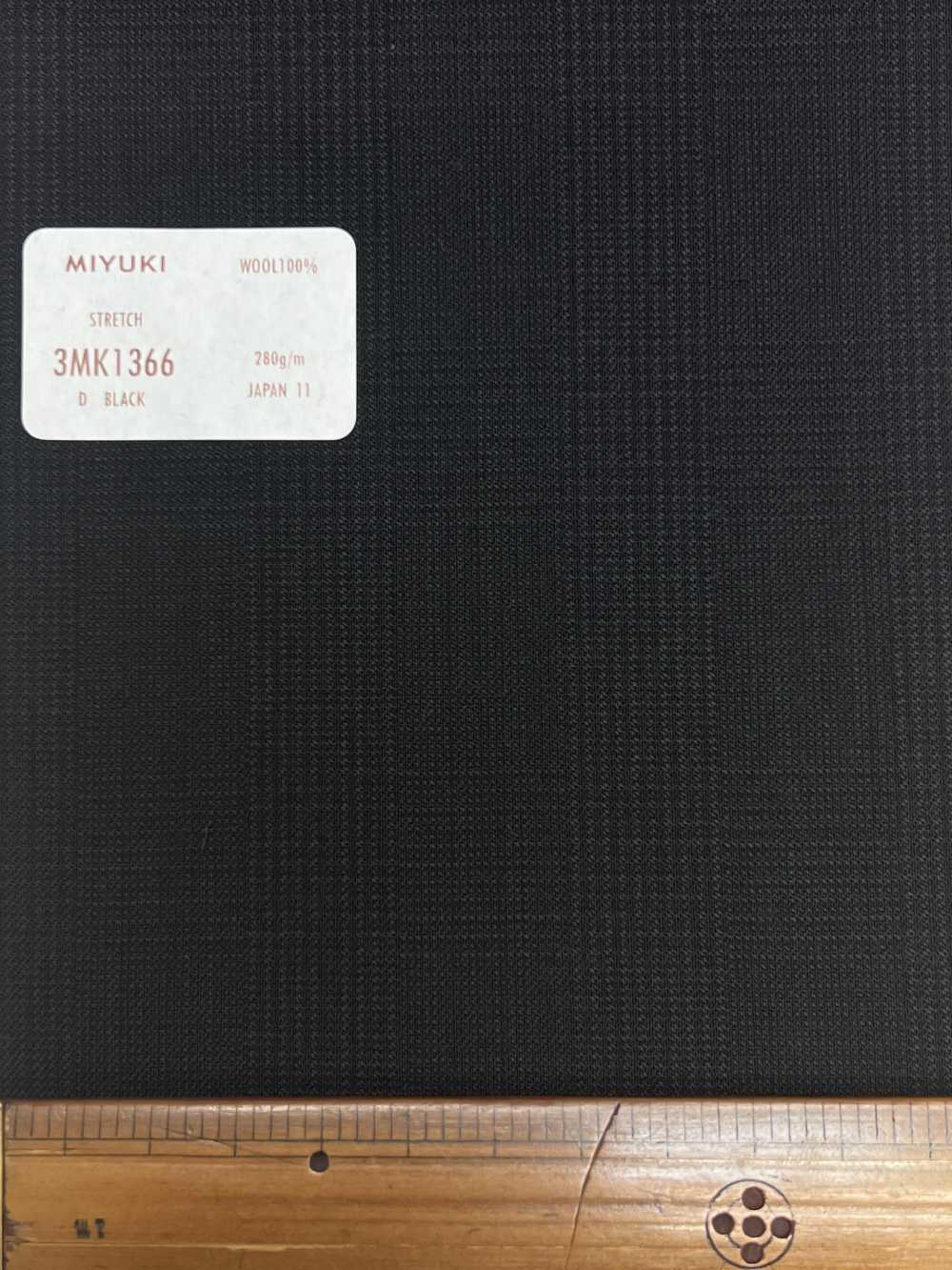 3MK1366 COMFORT LINE ACTIVA STRETCH ブラック[生地] 御幸毛織(ミユキ)