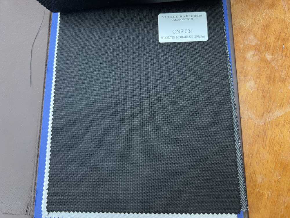CNF004 CANONICO(カノニコ) 定番 W/73 M/27 黒 無地[生地] CANONICO(カノニコ)