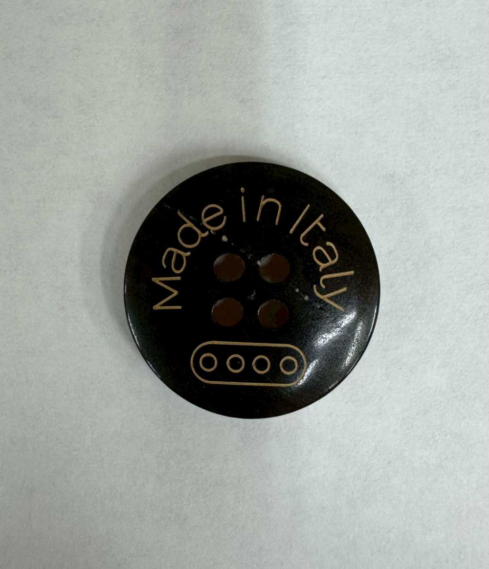 Bottone inciso Made in Italy da 20 mm