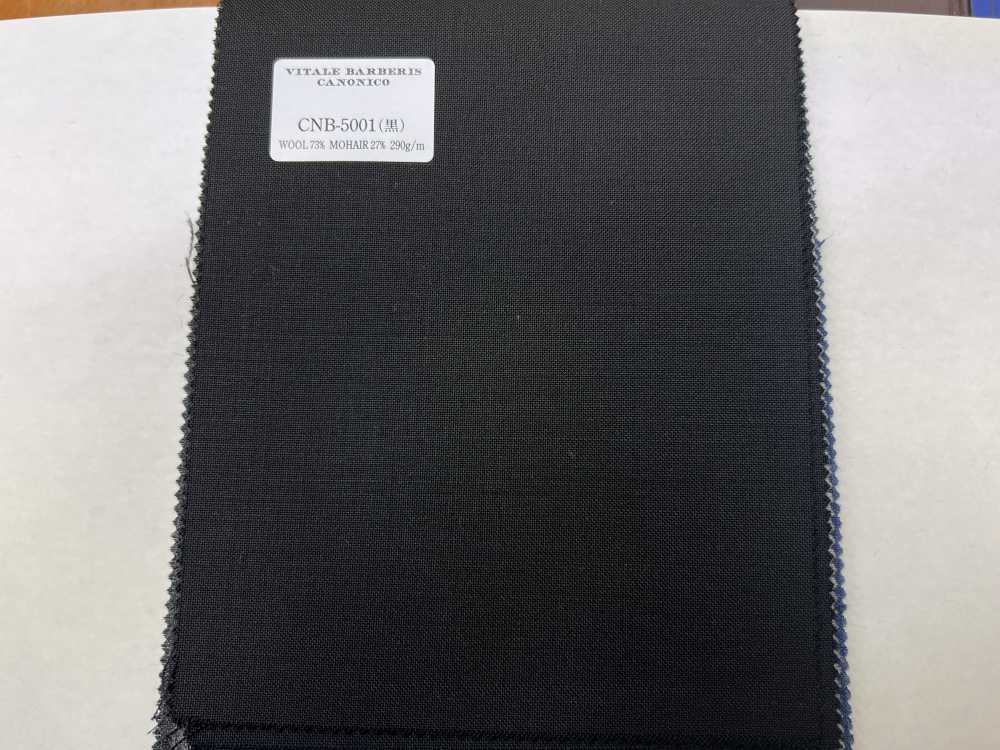 CNB5001(黒) CANONICO(カノニコ) 定番 黒 無地[生地] CANONICO(カノニコ)