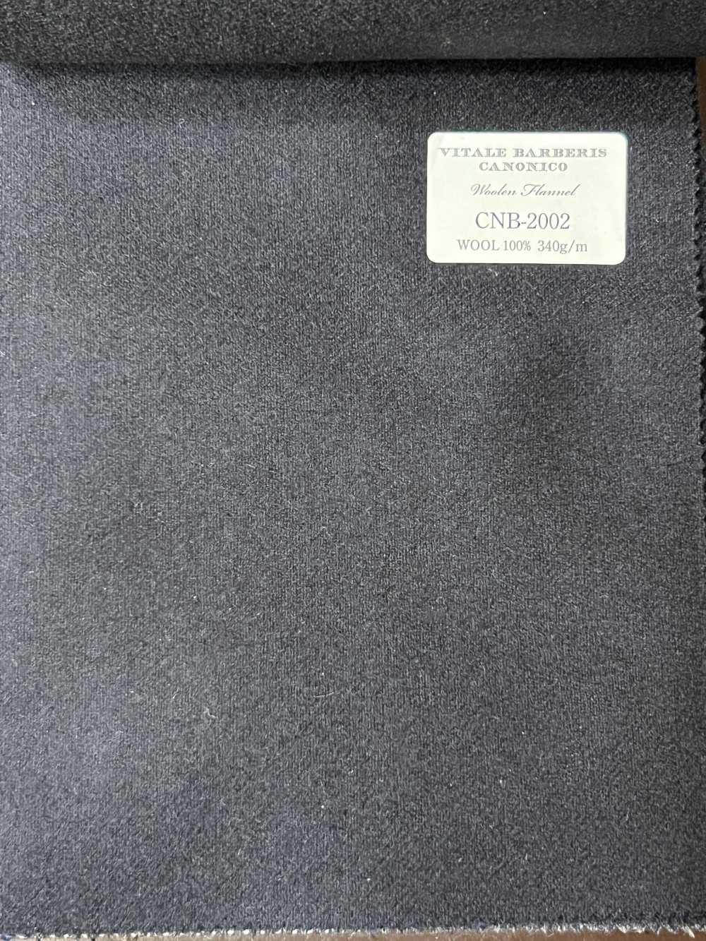CNB2002 CANONICO(カノニコ) 定番 WOOLEN FLANNEL 濃紺 無地[生地] CANONICO(カノニコ)