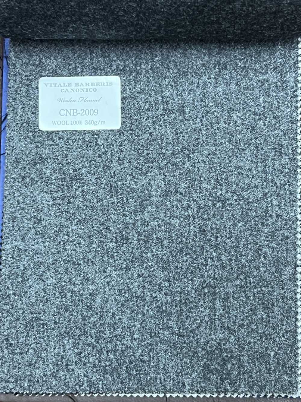 CNB2009 CANONICO(カノニコ) 定番 WOOLEN FLANNEL グレー 無地[生地] CANONICO(カノニコ)