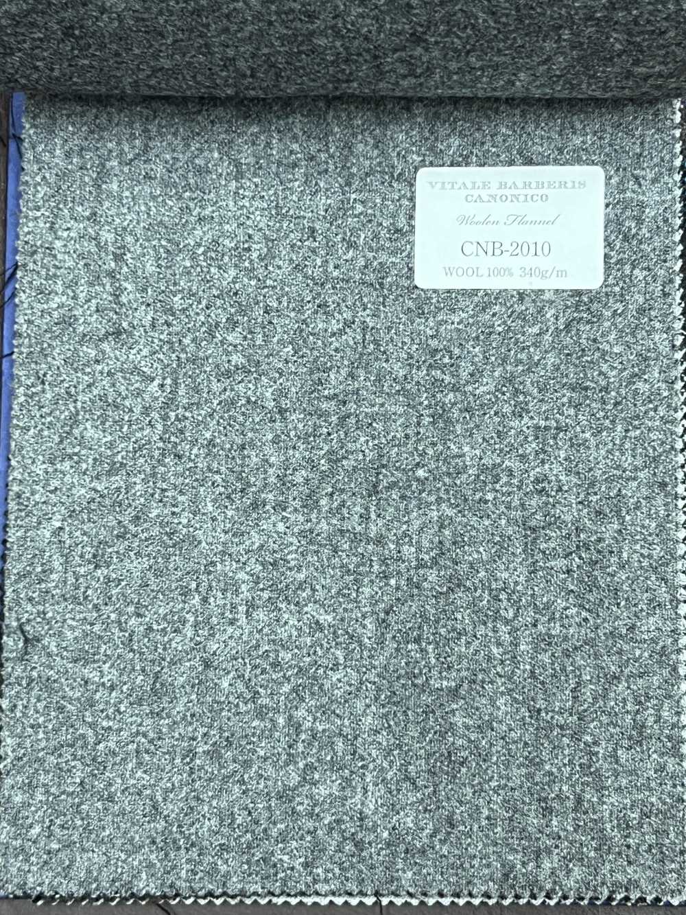 CNB2010 CANONICO(カノニコ) 定番 WOOLEN FLANNEL グレー 無地[生地] CANONICO(カノニコ)