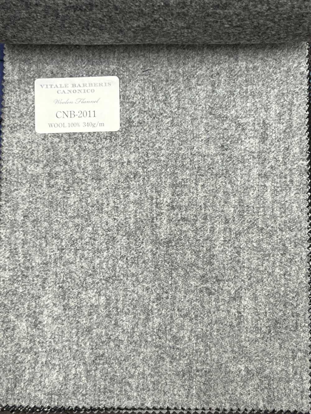 CNB2011 CANONICO(カノニコ) 定番 WOOLEN FLANNEL ライトグレー 無地[生地] CANONICO(カノニコ)