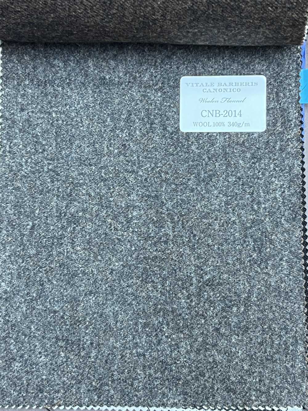 CNB2014 CANONICO(カノニコ) 定番 WOOLEN FLANNEL 茶 無地[生地] CANONICO(カノニコ)