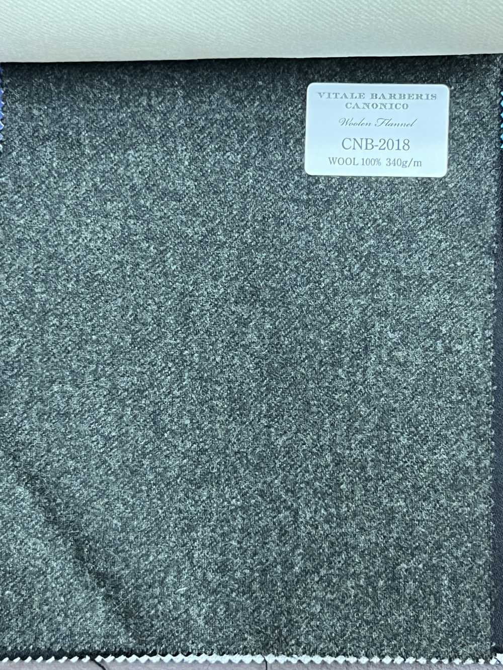 CNB2018 CANONICO(カノニコ) 定番 WOOLEN FLANNEL ダークグレー 無地[生地] CANONICO(カノニコ)