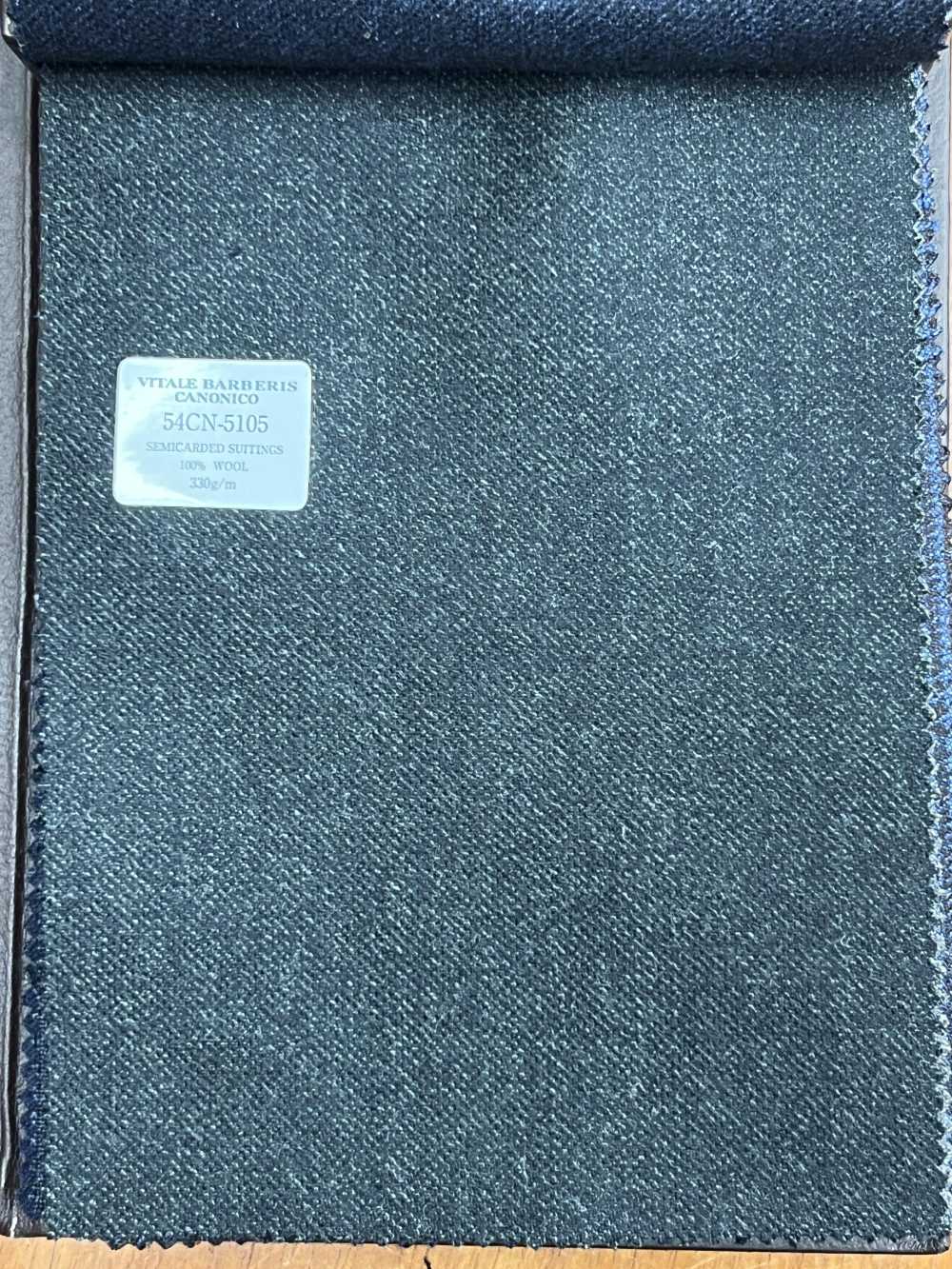 54CN5105 CANONICO(カノニコ) SEMICARDED SUITINGS 濃緑 無地[生地] CANONICO(カノニコ)