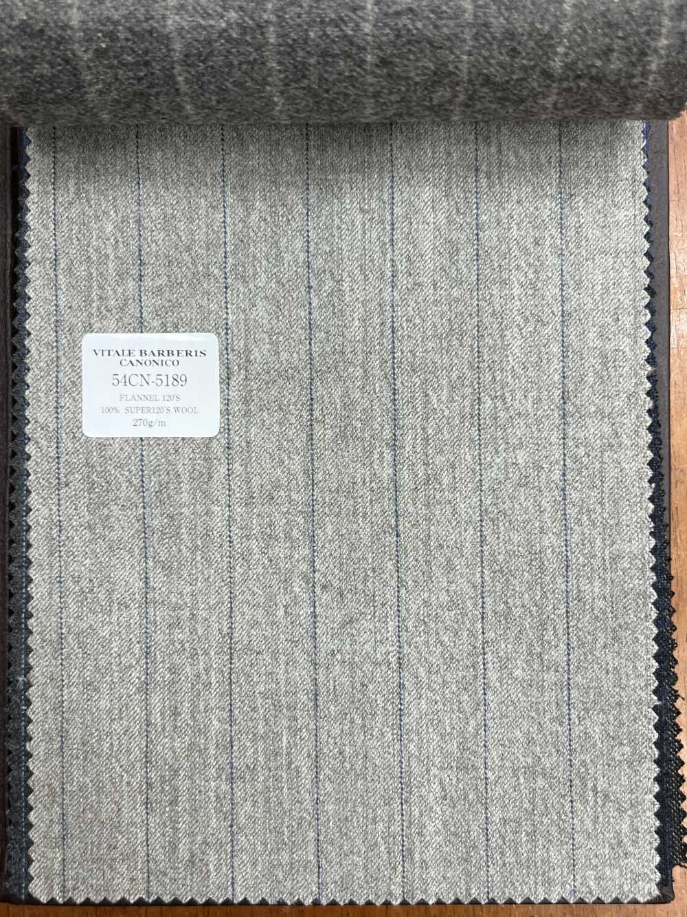 54CN5189 CANONICO(カノニコ) 3 PLY SAXONY ベージュグレー[生地] CANONICO(カノニコ)