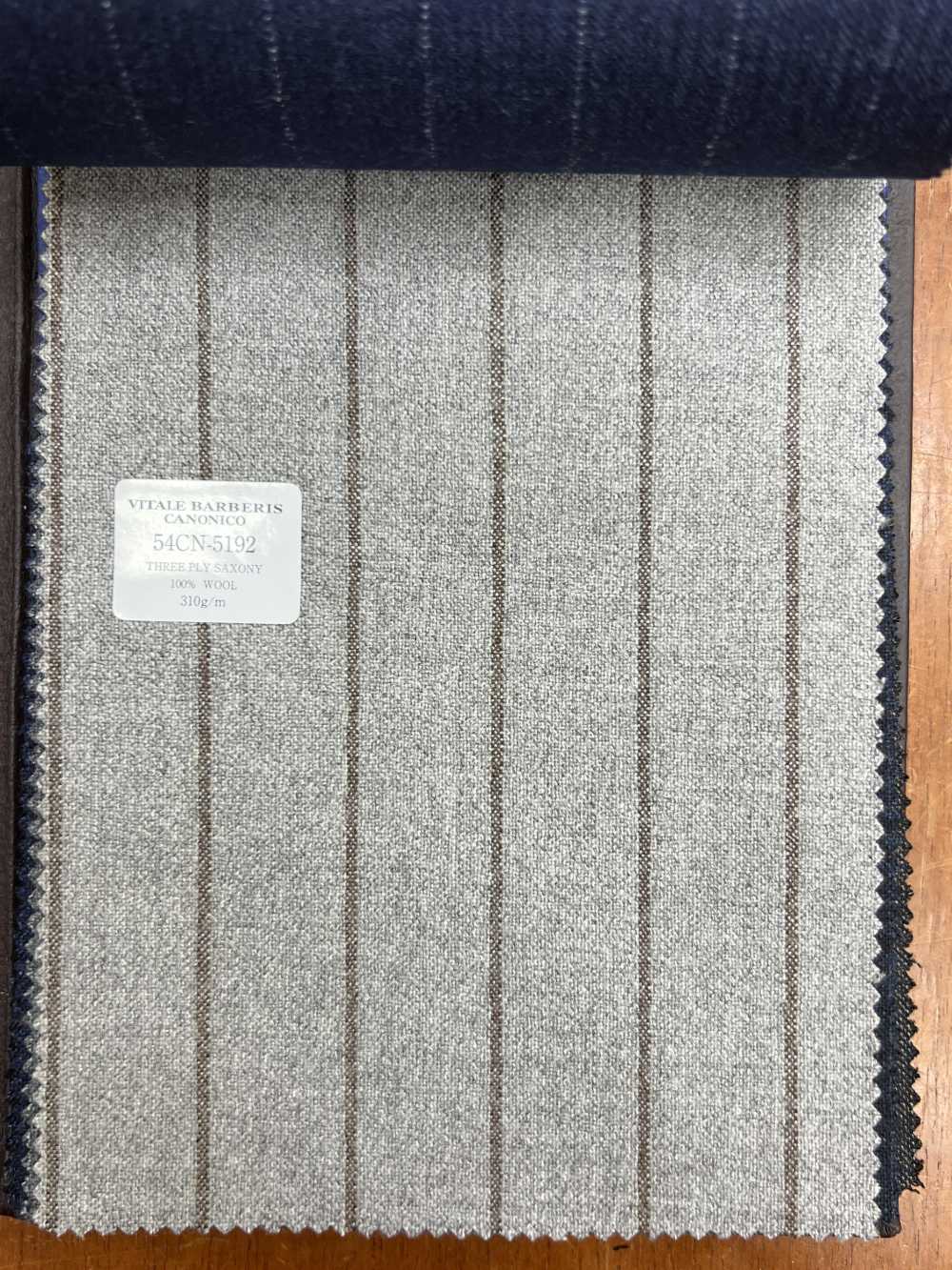 54CN5192 CANONICO(カノニコ) 3 PLY SAXONY ライトグレー[生地] CANONICO(カノニコ)