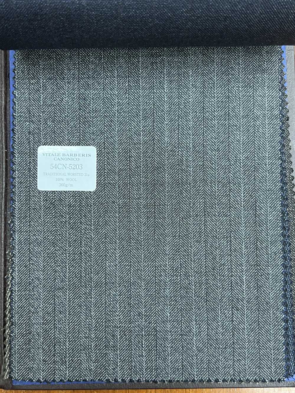 54CN5203 CANONICO(カノニコ) TRADITIONAL WORSTED 21μ グレー[生地] CANONICO(カノニコ)