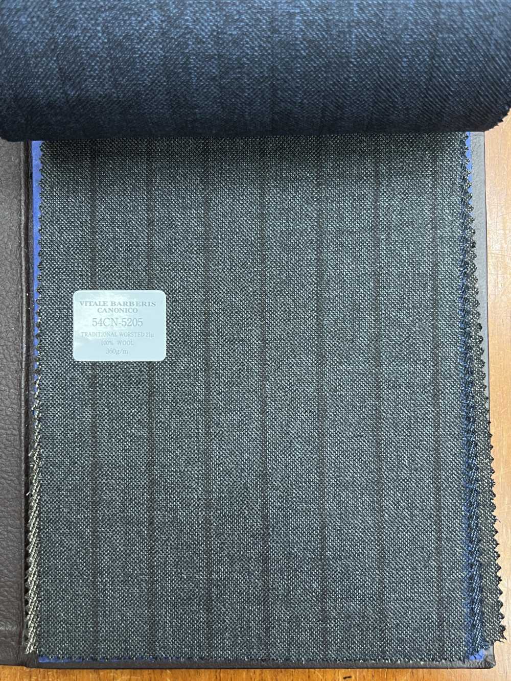 54CN5205 CANONICO(カノニコ) TRADITIONAL WORSTED 21μ グレー[生地] CANONICO(カノニコ)