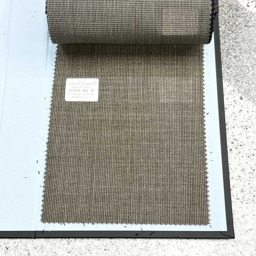 26456-80 25SS BEST SELECTION 【Lightness Wool】 ライトネスウール 茶[生地] 国島株式会社