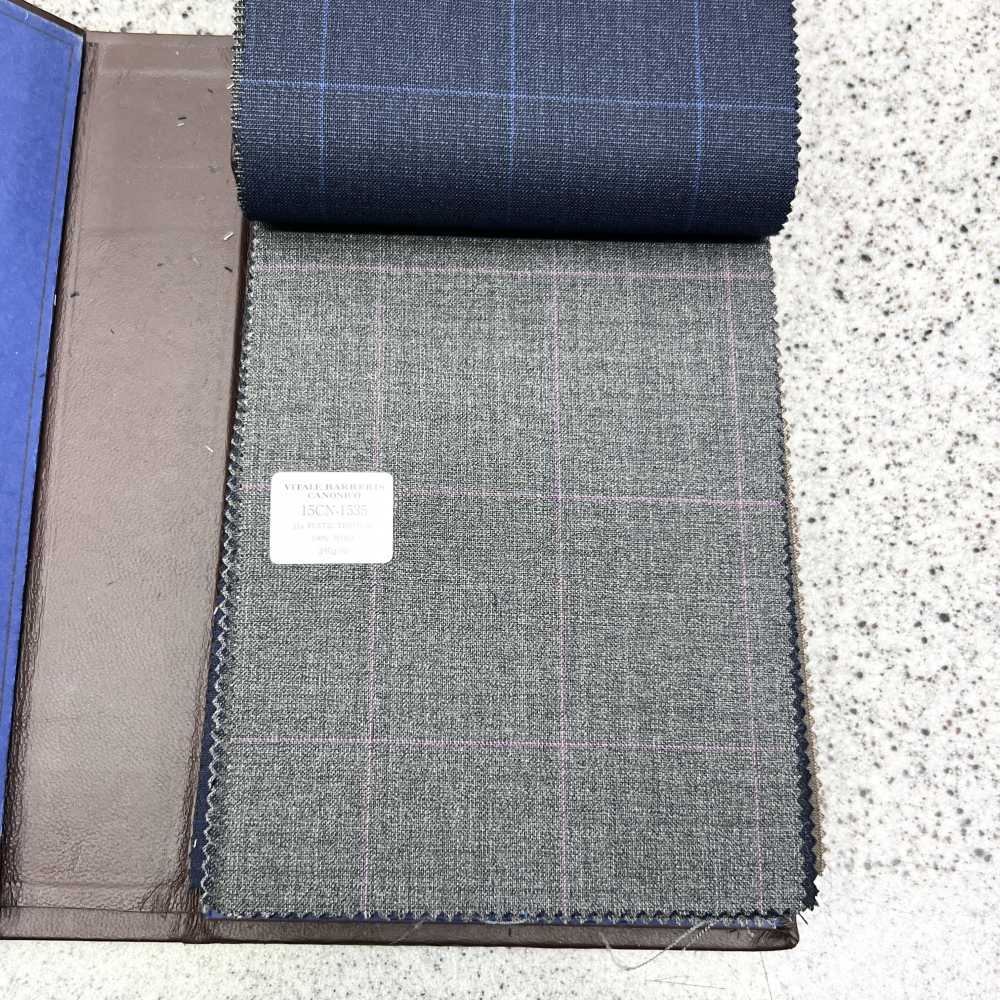 15CN1535 CANONIC カノニコ 21μ RUSTIC TROPICAL ウィンドペン グレー[生地] CANONICO(カノニコ)