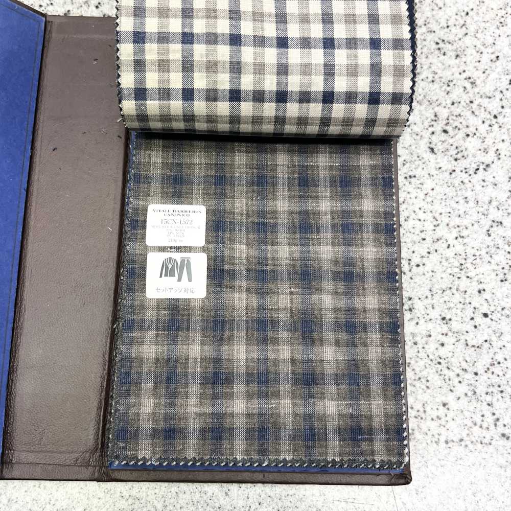 15CN1572 CANONIC カノニコ WOOL SILK&LINEN TROPICAL[生地] CANONICO(カノニコ)