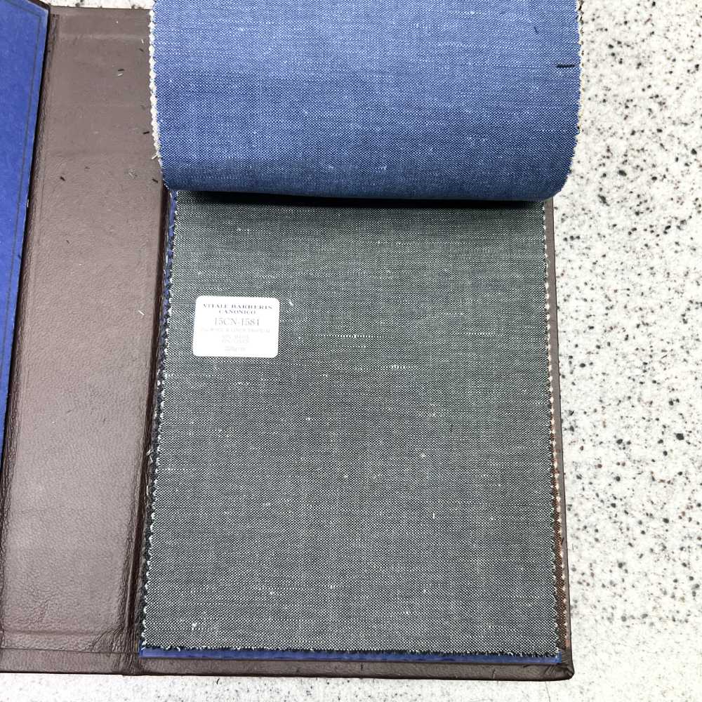 15CN1584 2025SS CANONIC カノニコ 21μ WOOL&LINEN TROPICAL 無地 グレー[生地] CANONICO(カノニコ)
