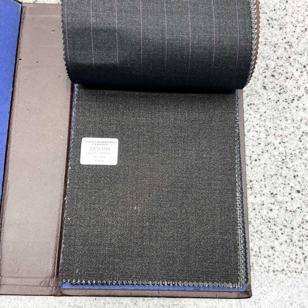 15CN1594 CANONIC カノニコ 21μ 4PLY TROPICAL 茶 無地[生地] CANONICO(カノニコ)