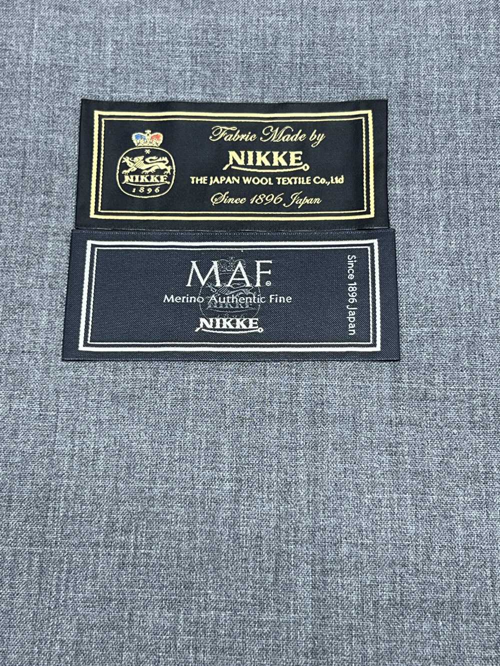 896S2001-014 NIKKE ニッケ MAF ライトグレー 無地[生地] ニッケ