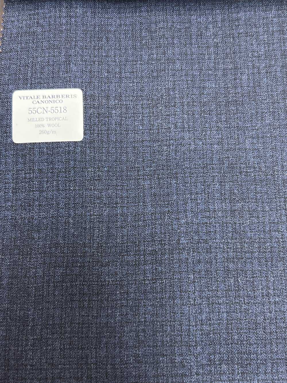 55CN5518 CANONICO(カノニコ) MILLED TROPICAL ネイビー チェック[生地] CANONICO(カノニコ)