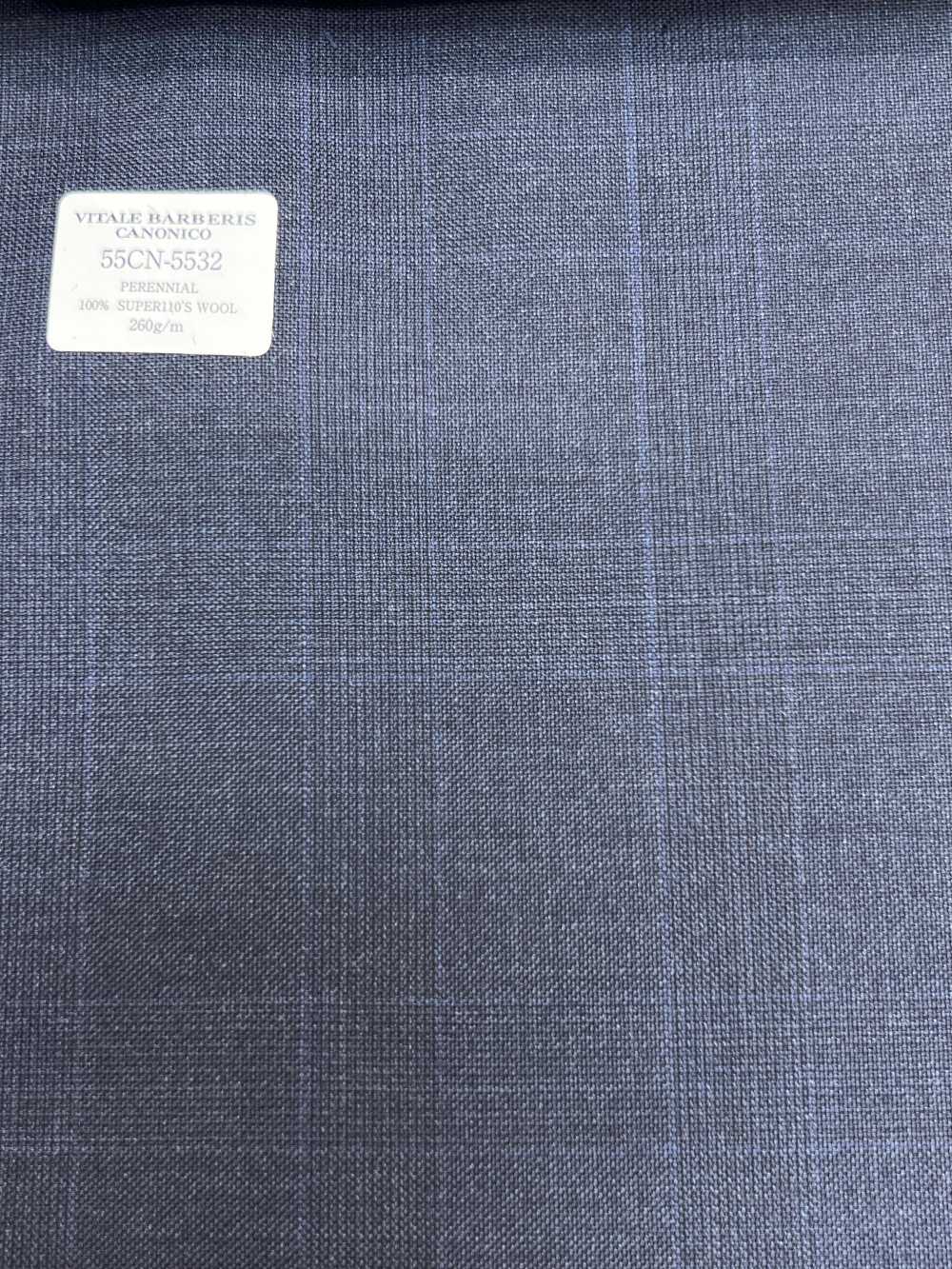 55CN5532 CANONICO(カノニコ) PERENNIAL SUPER110'S ネイビー グレンチェック[生地] CANONICO(カノニコ)