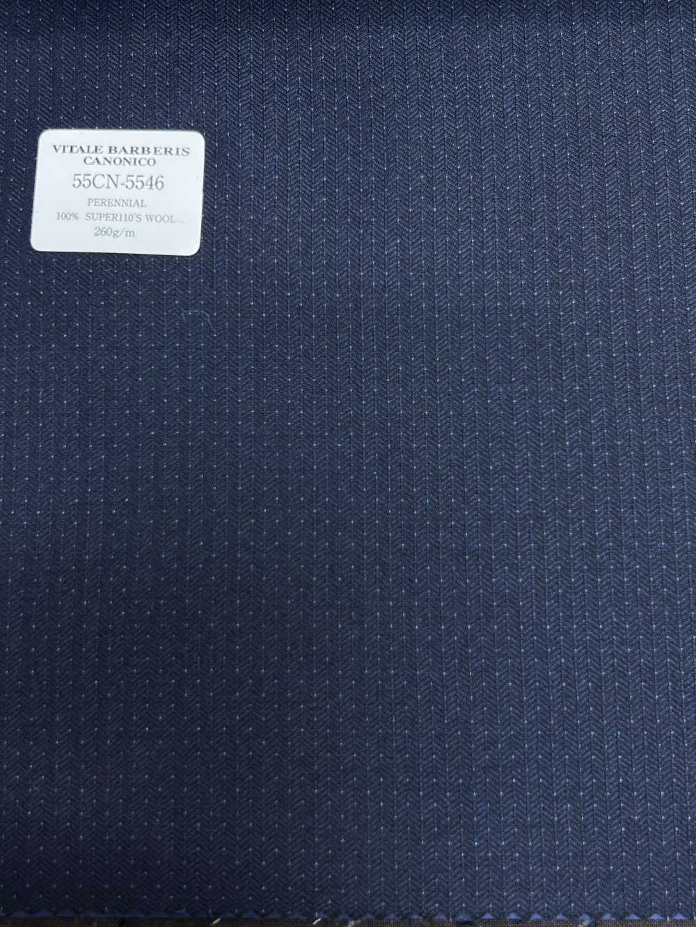 55CN5546 CANONICO(カノニコ) PERENNIAL SUPER110'S ネイビー ピンドット[生地] CANONICO(カノニコ)
