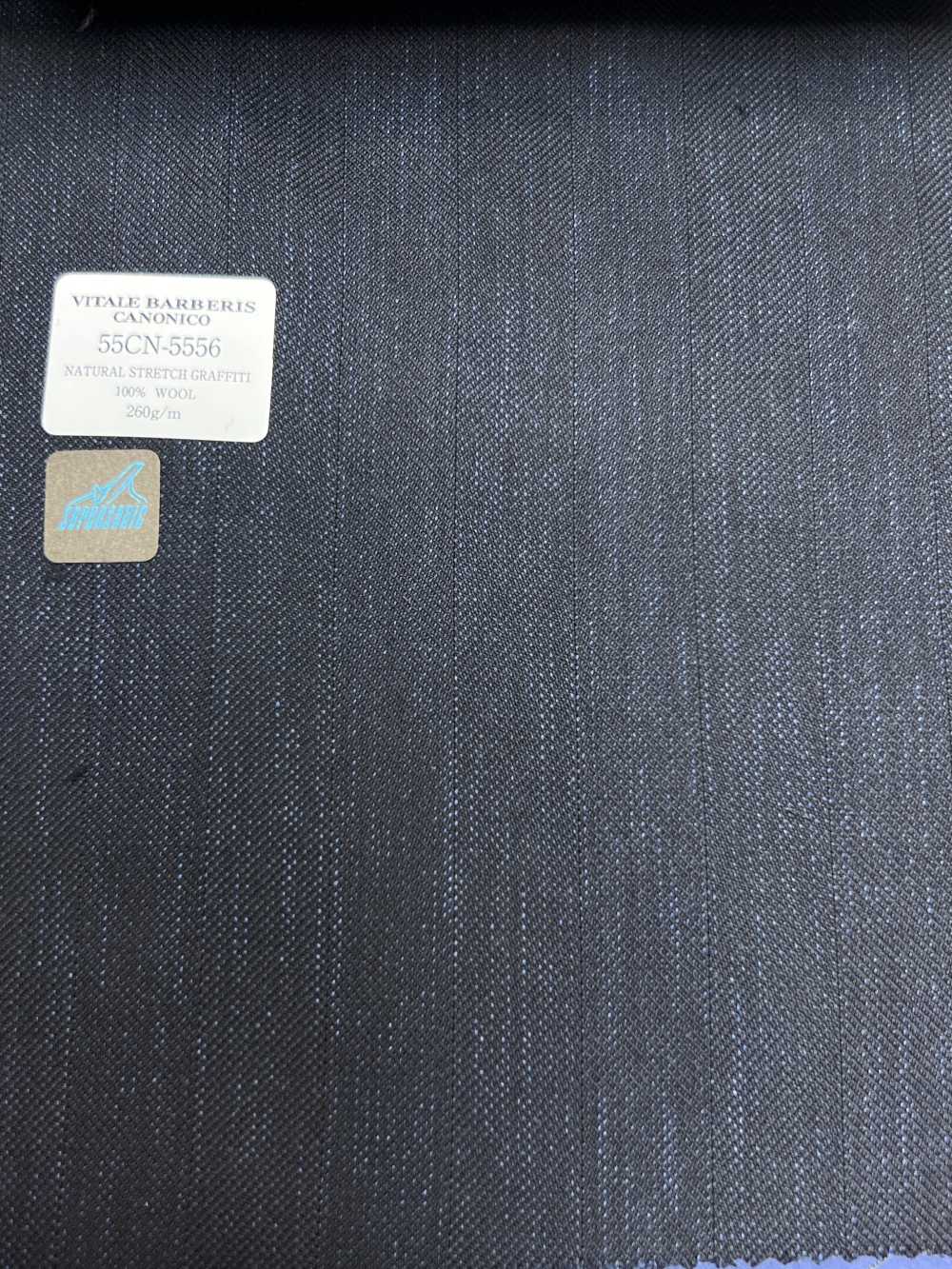 55CN5556 CANONICO(カノニコ) NATURAL STRETCH GRAFFITTI 濃紺 メランジ調[生地] CANONICO(カノニコ)