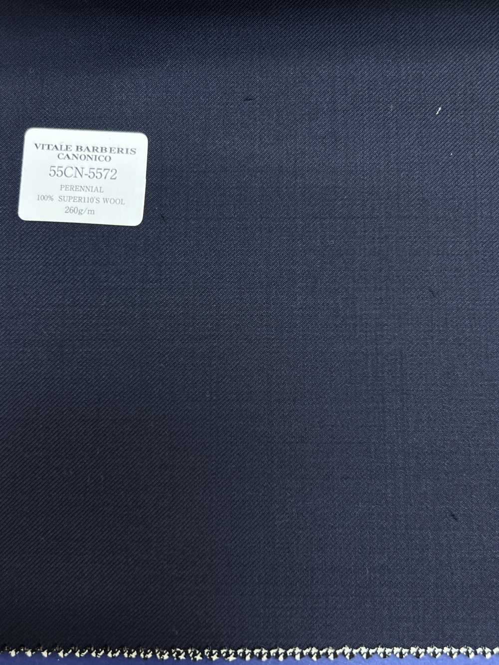 55CN5572 CANONICO(カノニコ) PERENNIAL SUPER110'S ネイビー 無地[生地] CANONICO(カノニコ)
