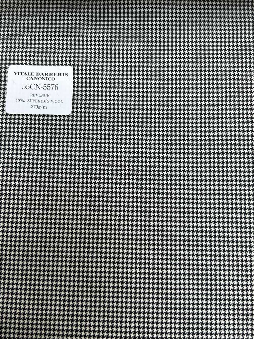 55CN5576 CANONICO(カノニコ) REVENGE SUPER150'S グレー ハウンドトゥース[生地] CANONICO(カノニコ)