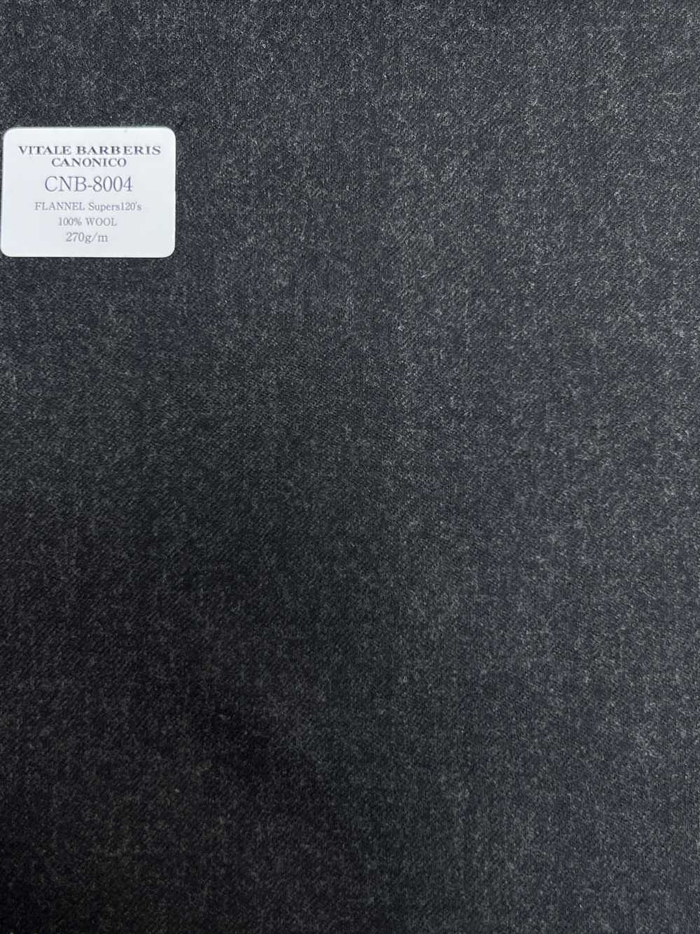 CNB8004 CANONICO(カノニコ) 定番 FLANNEL Super120's チャコールグレー 無地[生地] CANONICO(カノニコ)
