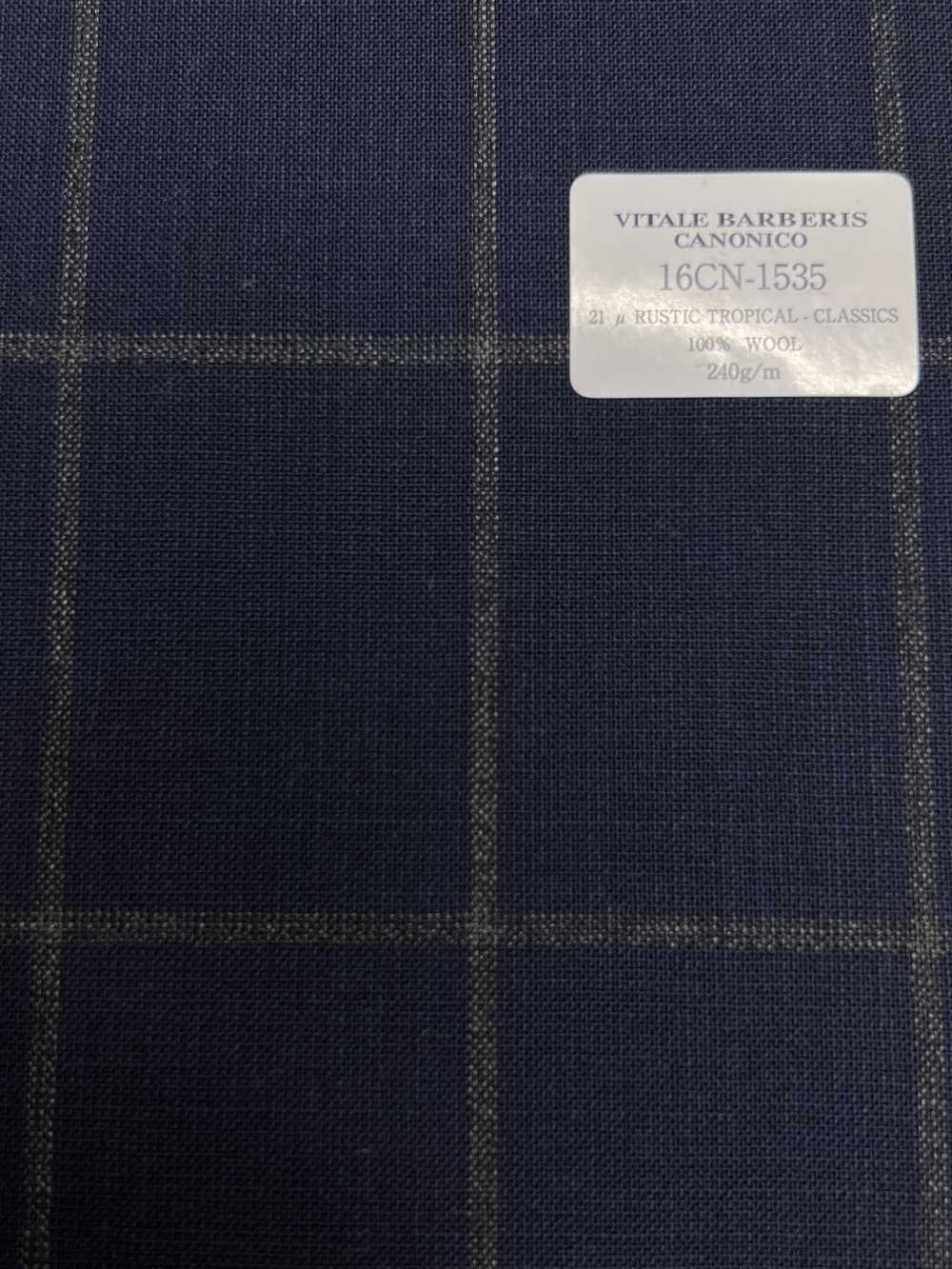 16CN1535 26SS VBC ヴィターレ・バルベリス・カノニコ 21 μ RUSTIC TROPICAL[生地] CANONICO(カノニコ)