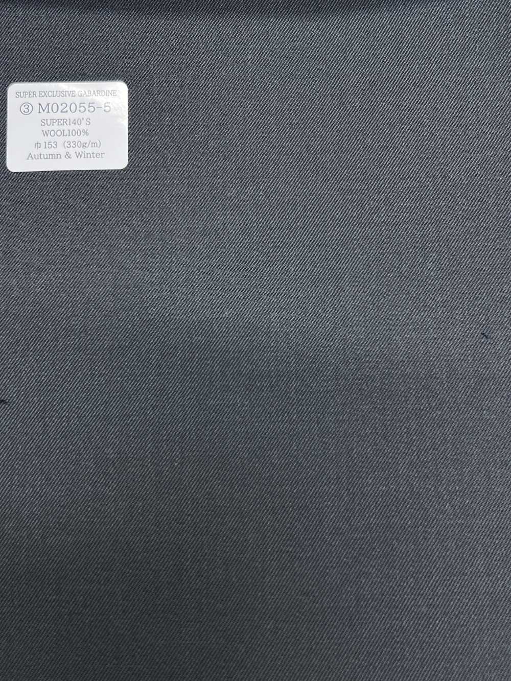 M02055-5 KUNISHIMA1850 Exclusive line 【SUPER EXCLUSIVE GABARDINE】  グレー 無地[生地] 国島株式会社