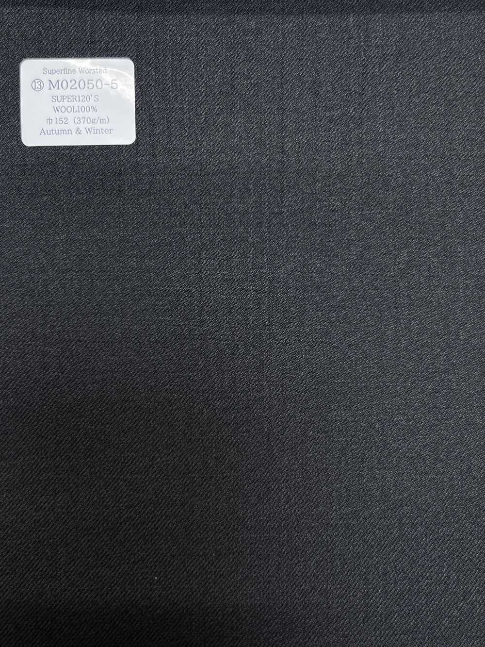 M02050-5 KUNISHIMA1850 Exclusive line 【Superfine Worsted】チャコールグレー 無地[生地] 国島株式会社