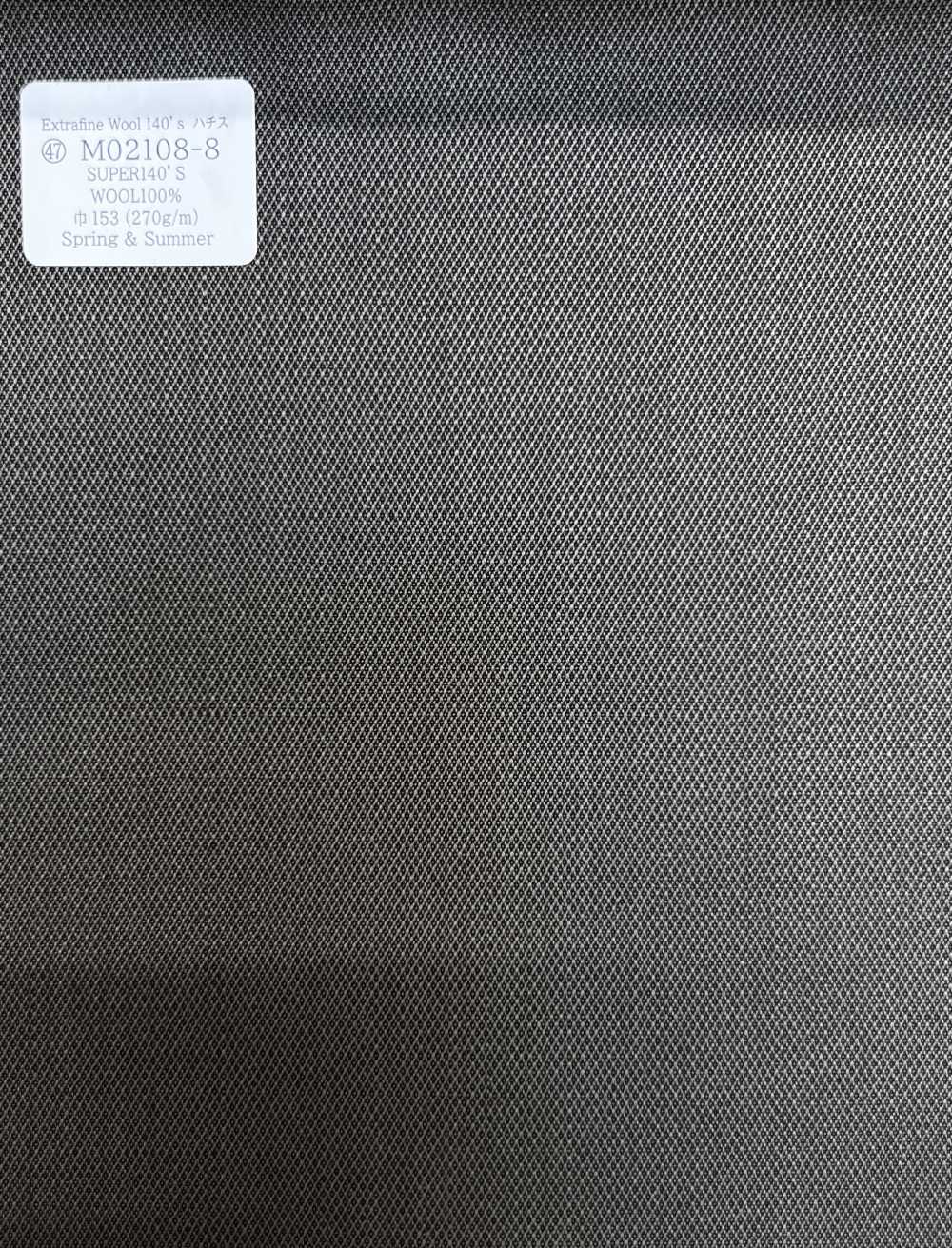 M02108-8 KUNISHIMA1850 Exclusive line  【ハチス】濃チャコールグレー/小柄[生地] 国島株式会社