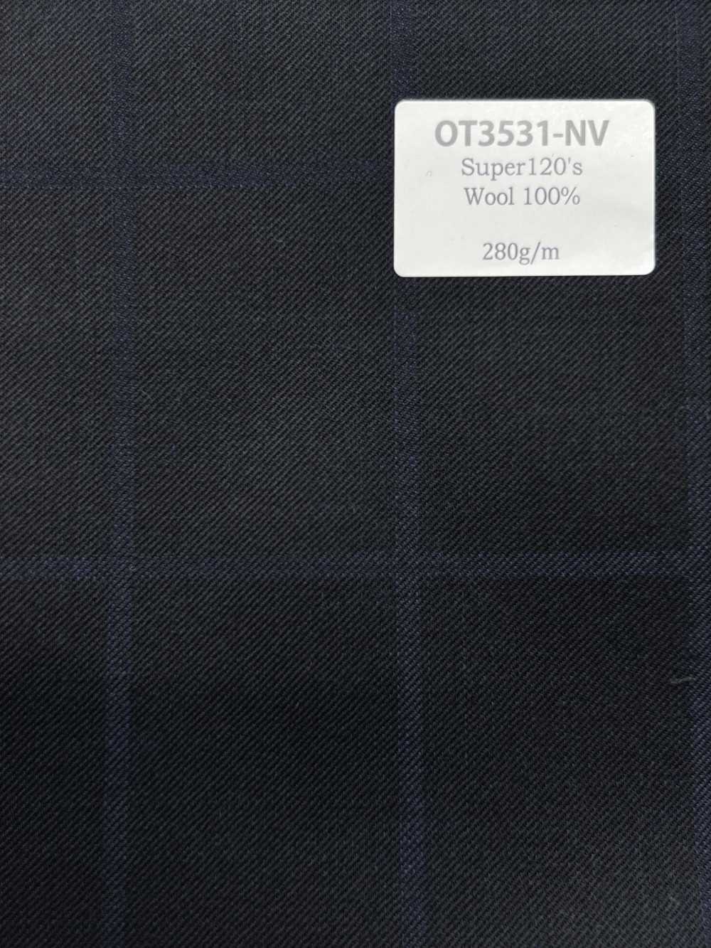 OT3531-NV 定番  国産 Super120's W100 ネイビー[生地] 細井商事株式会社