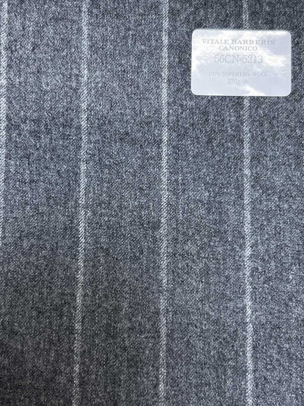 56CN5213 CANONICO(カノニコ) FLANNEL CLASSICS ライトグレー ストライプ[生地] CANONICO(カノニコ)