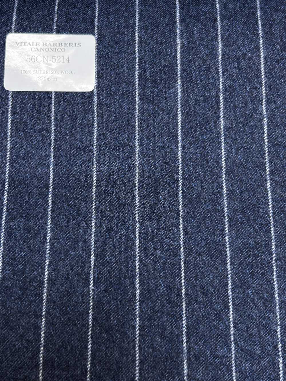 56CN5214 CANONICO(カノニコ) FLANNEL CLASSICS ブルー ストライプ[生地] CANONICO(カノニコ)