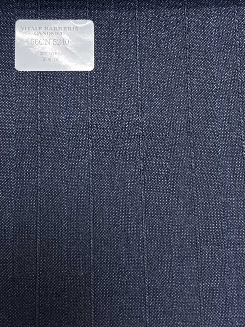 56CN5240 CANONICO(カノニコ) TRADITIONAL WORSTED 21 濃紺 シャドーストライプ[生地] CANONICO(カノニコ)
