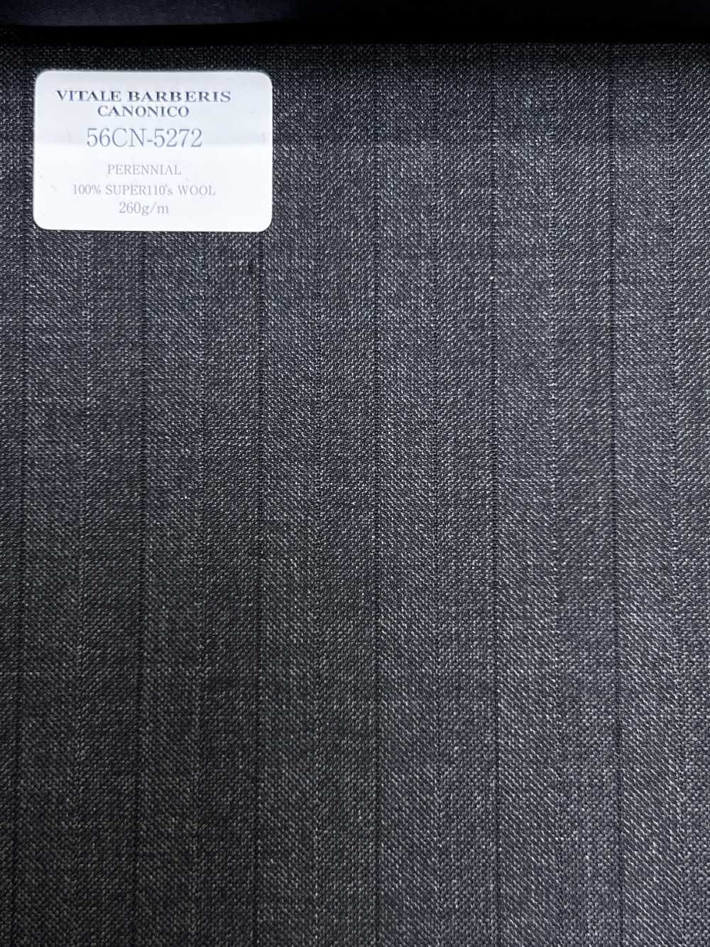 56CN5272 CANONICO(カノニコ) PERENNIAL-CLASSICS グレー ストライプ[生地] CANONICO(カノニコ)