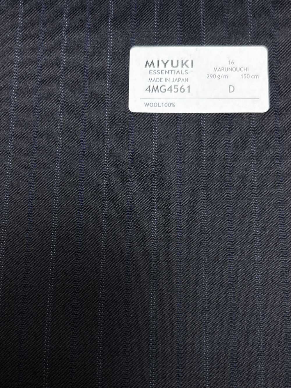 4MG4561 26AW MARUNOUCHI(マルノウチ) ツイル 紺 ストライプ[生地] 御幸毛織(ミユキ)