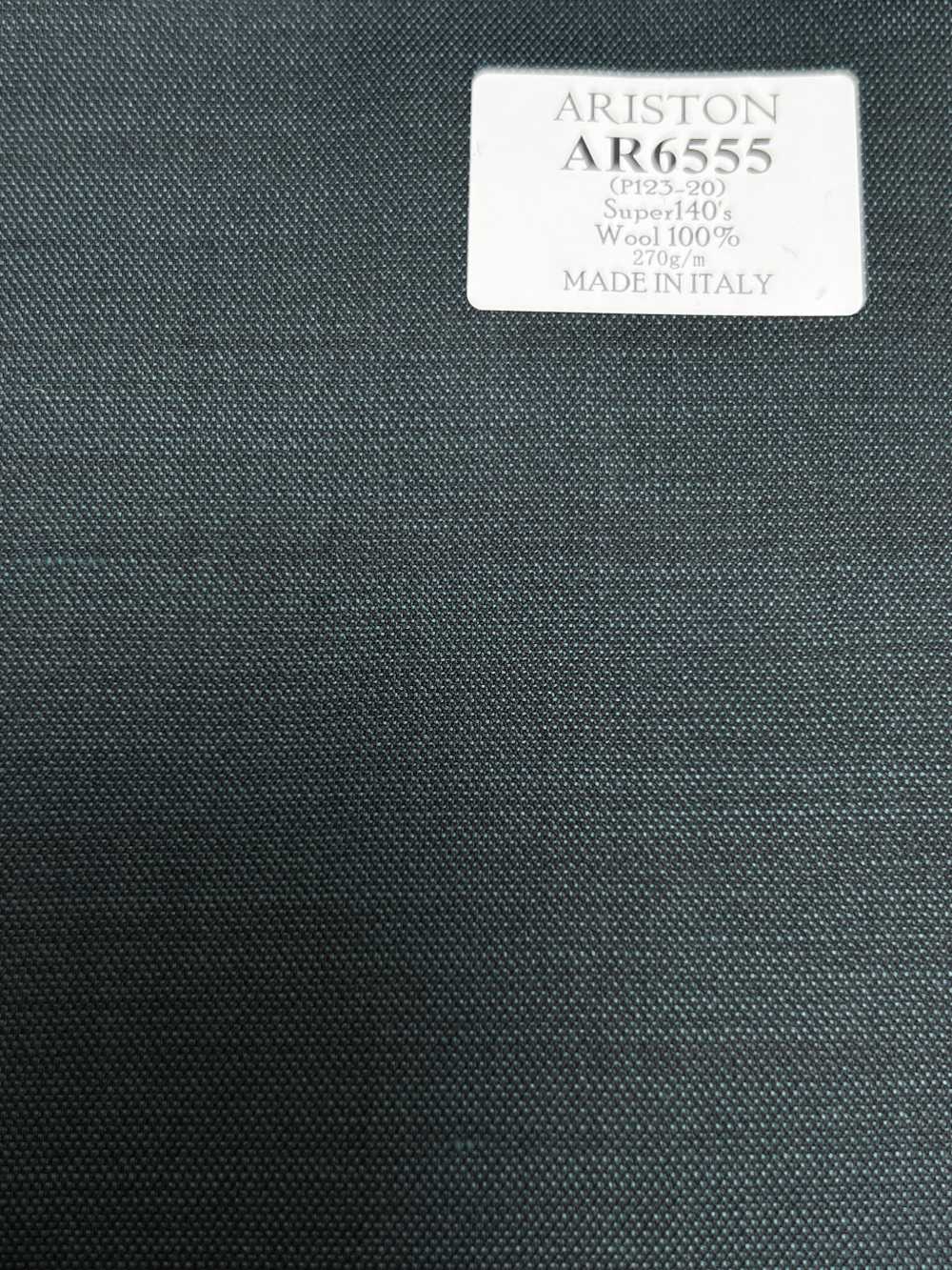 AR6555 ARISTON Super140's グリーン 無地[生地] 細井商事株式会社