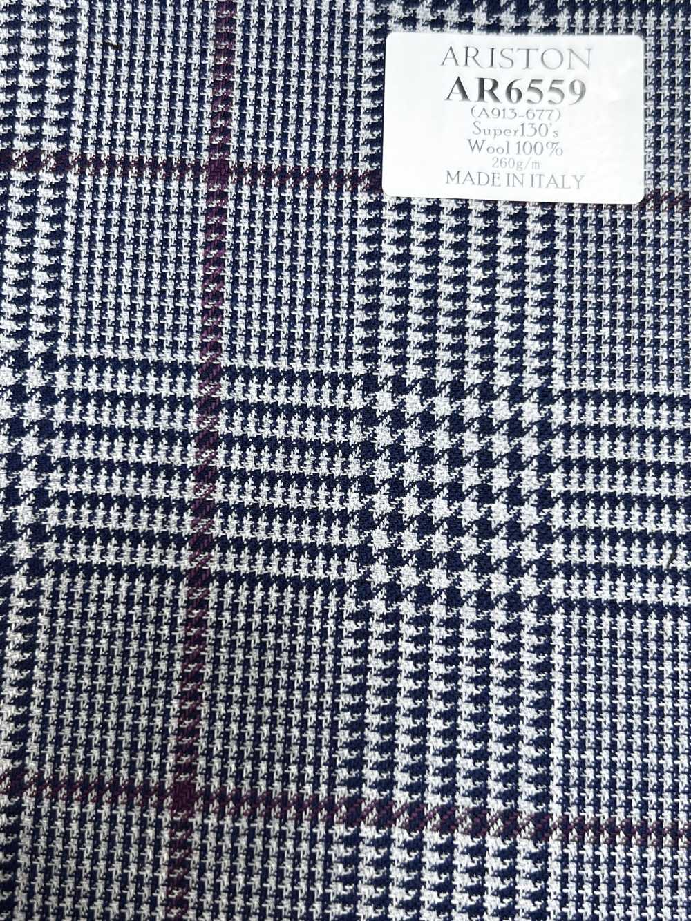 AR6559 ARISTON Super130's グレンチェック[生地] 細井商事株式会社